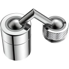 Насадка-аератор на кран метал сріблястий