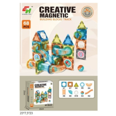 Конструктор магнітний E120 з кульками 68дет. new