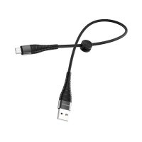 Кабель USB/micro-USB 0.25 м BOROFONE BX32 2.4 A чорний