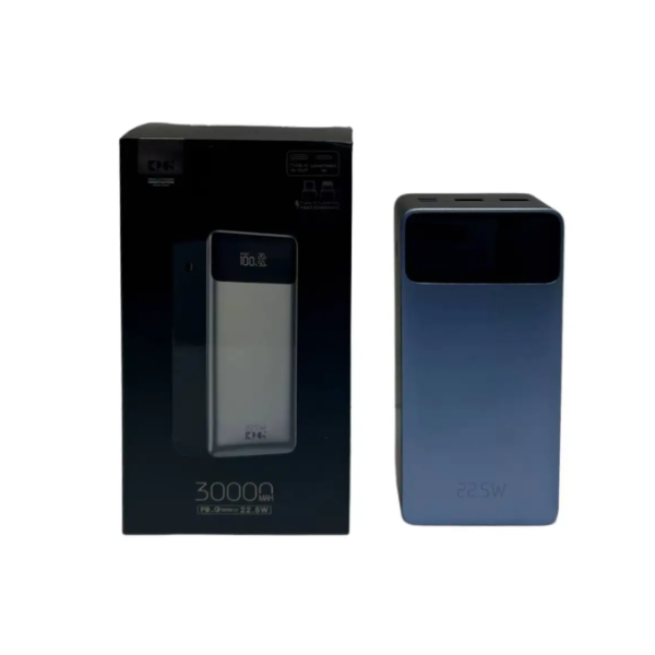 Зовнішній акумулятор (power bank) 30000мАг 22,5Вт KP KPG-307 new