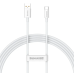 Кабель USB/Type-C 1.5 м Baseus Superior 100 Вт білий