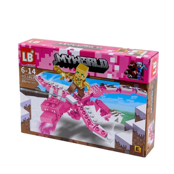 Конструктор Minecraft LB617 My World 86 деталей