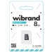 Карта пам'яті 8 GB Wibrand МicroSDНC UHS-I Сlass 10 чорний Карта пам'яті 8 GB Wibrand МicroSDНC UHS-I Сlass 10 чорний