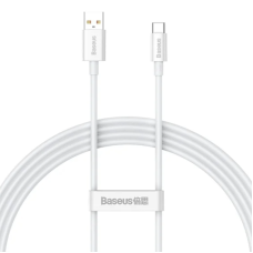 Кабель USB/Type-C 1.5 м Baseus Superior 100 Вт білий