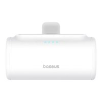 Універсальна мобільна батарея 5000 mAh Baseus Compact Type-C Edition 20 W повербанк білий