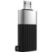 Перехідник microUSB M/USB F XO NB149-G чорний зі сріблястим Перехідник microUSB M/USB F XO NB149-G чорний зі сріблястим