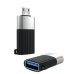 Перехідник microUSB M/USB F XO NB149-G чорний зі сріблястим Перехідник microUSB M/USB F XO NB149-G чорний зі сріблястим