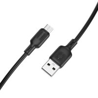 Кабель USB/micro-USB 2 м BOROFONE BX113 Lenny 2.4 A чорний
