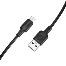 Кабель USB/micro-USB 2 м BOROFONE BX113 Lenny 2.4 A чорний