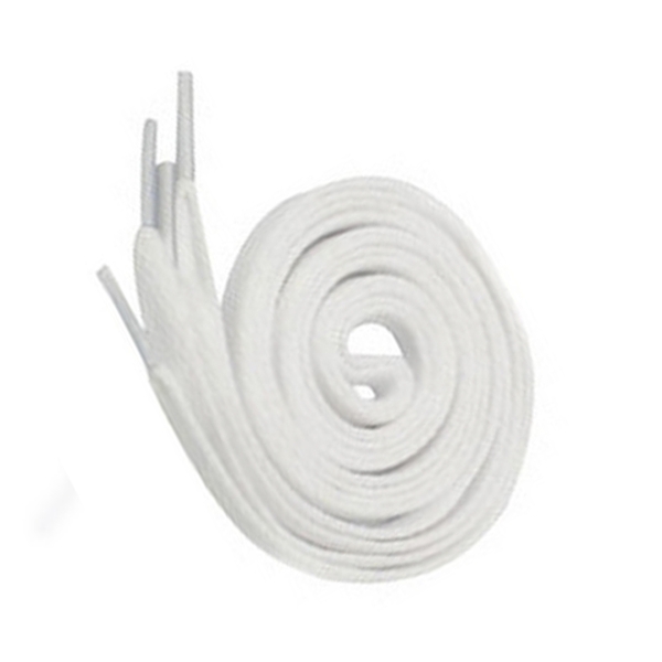 / Шнурки для кросовок 1,2м плоские белые (цена за 1 пару)