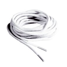 / Шнурки для туфель белые 0,7 круглые (цена за 1 пару)