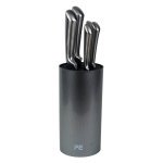 Набір ножів з підставкою 6 предметів Empire EM-1923 Сильвер нержавіюча сталь сріблястий