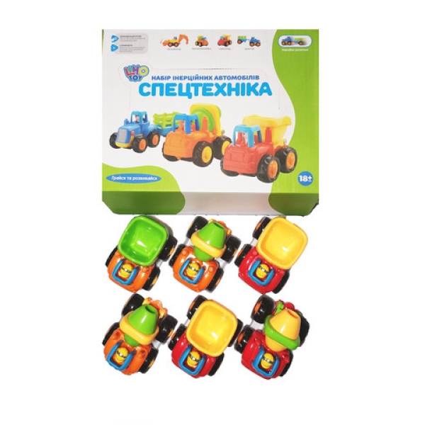 / Машинка спецтехника инерционная 9см