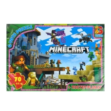 Пазли класичні 70 елементів G-Toys MC785 Minecraft з постером