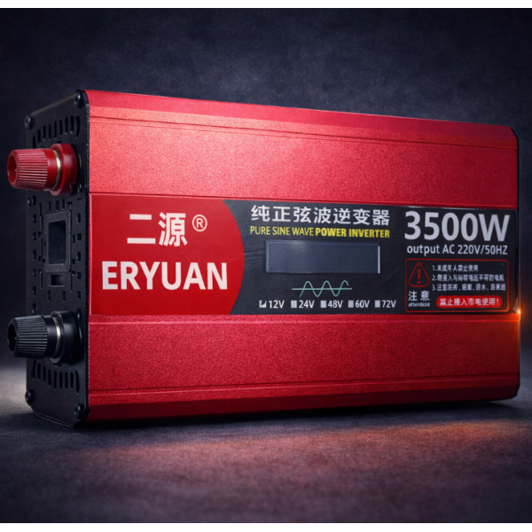 Перетворювач напруги ERYUAN MX-3500 з чистою синусоїдою 3500 Вт, інвертор 12 В → 220 В new