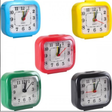 / Настільний годинник - будильник 2126 7*7*3 см MIX new