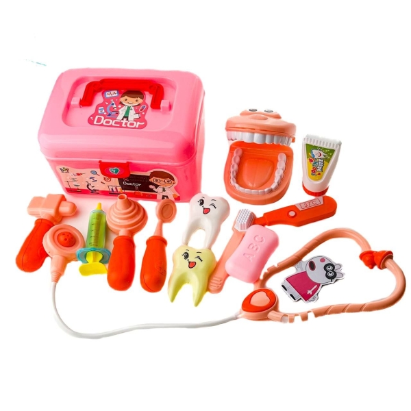 Дитячий ігровий набір 14в1 Лікар-стоматолог 669-07А у валізці