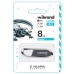Флеш пам'ять USB 8 GВ Wibrand Aligator USB 2.0 сірий
