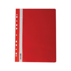 / Скоросшив. пл. А4 "Economix" E31508-03 красн. с перф. **