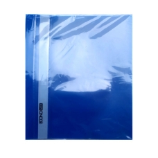 / Скоросшиватель пласт А5 "Economix" синий (10)