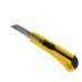 Ніж канцелярський 18 мм JZ287 жовтий