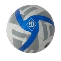 М'яч футбольний №5 Динамо FP093 білий з блакитним