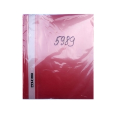 / Скоросшиватель пласт А5 "Economix" красный (10)