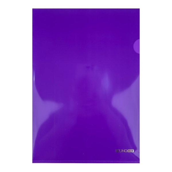 / Уголок пл. А4 "Axent" 180мк 1434-22 фиолетовый