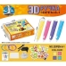 3D ручка 3DPEN-6-1 пластик трафарети Рожевий