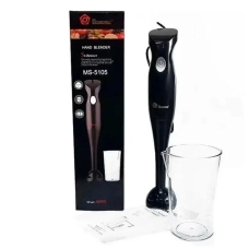 / Ручний занурювальний блендер з чашею Domotec MS-5105 400 Вт, 0.5л, чорний