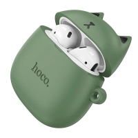 Навушники бездротові вкладки Hoco EW45 Forest Cat Bluetooth хакі