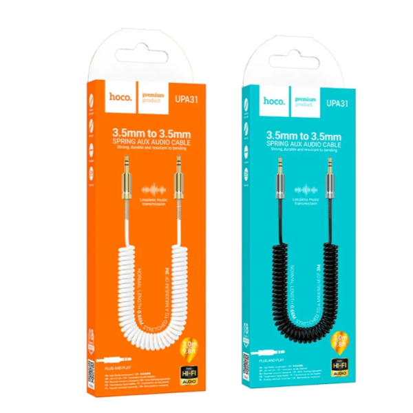 Аудіокабель HOCO UPA31 Cindy spring audio cable AUX 1m new