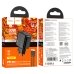 Зарядний пристрій з кабелем Type-C+USB/Type-C 1 м HOCO CS23A Sunlight 30 W 12 V 2.5 А чорний