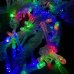 Світлодіодна гірлянда-завіса прозорий дріт 144 LED Euro Led кулька маленька 2 х 2 м 8 режимів мульти