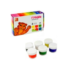 / Гуашь "Луч" ZOO, 6кол, 15мл
