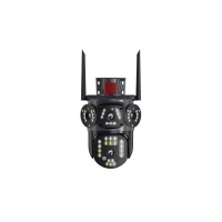 Камера відеоспостереження PTZ вулична WiFi (3L-V30-WIFI/ZD-0003-WIFI (V380PRO)) (4 камери) (мигалка) new