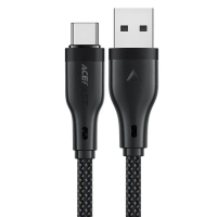 Кабель USB/Type-C 1.2 м ACEFAST C8-04 3 A чорний