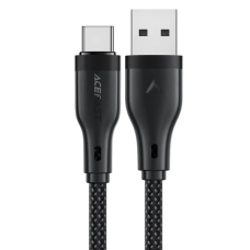 Кабель USB/Type-C 1.2 м ACEFAST C8-04 3 A чорний