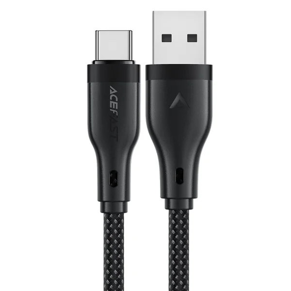 Кабель USB/Type-C 1.2 м ACEFAST C8-04 3 A чорний