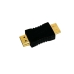 Перехідник HDMI M/HDMI M чорний