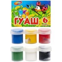 / Гуаш Колорит, 6кол, 12мл