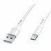 Кабель USB/micro-USB 1 м Usams US-SJ502 2 А білий
