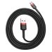 Кабель USB/micro-USB 1 м Baseus Cafule 2.4 А чорний з червоним Кабель USB/micro-USB 1 м Baseus Cafule 2.4 А чорний з червоним