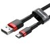 Кабель USB/micro-USB 1 м Baseus Cafule 2.4 А чорний з червоним Кабель USB/micro-USB 1 м Baseus Cafule 2.4 А чорний з червоним