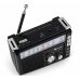 Радіоприймач Golon RX-382 MP3 з акумулятором та ліхтариком чорний