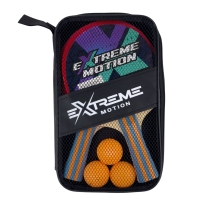 Набір для настільного тенісу 5в1 Extreme Motion TT23632 різнобарвний
