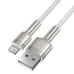 Кабель USB/Apple Lightning 1 м Baseus Cafule Series Metal 2.4 А білий