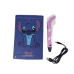 3D ручка 0235 Stitch LCD-дисплей пластик планшет Рожевий