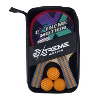 Набір для настільного тенісу 5в1 Extreme Motion TT23632 різнобарвний