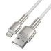 Кабель USB/Apple Lightning 1 м Baseus Cafule Series Metal 2.4 А білий
